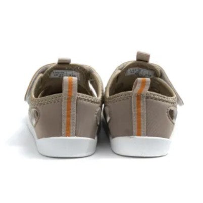 Sandalias Bebes y Niñas Respetuoso textil Velcro Beige
