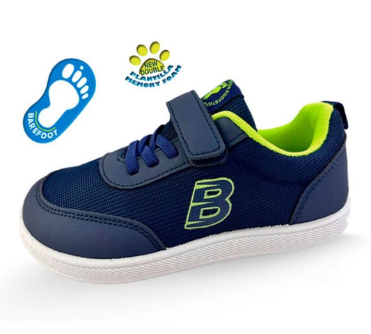 Tenis Niños y Bebes Respetuoso textil Velcro Azul