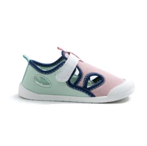 Sandalias Bebes y Niñas Respetuoso textil Velcro Rosa