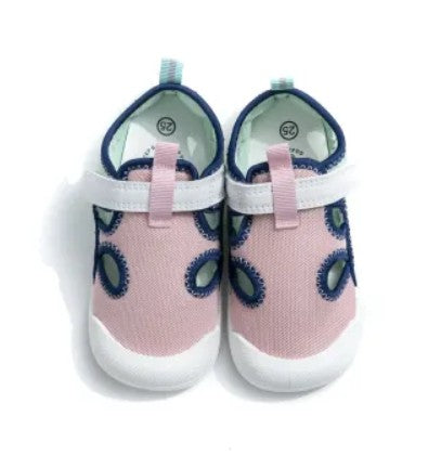 Sandalias Bebes y Niñas Respetuoso textil Velcro Rosa
