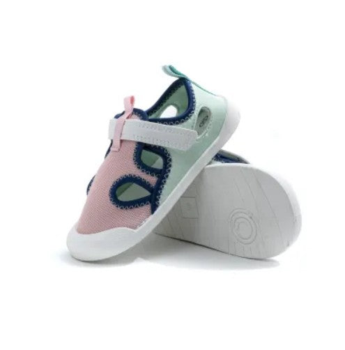 Sandalias Bebes y Niñas Respetuoso textil Velcro Rosa