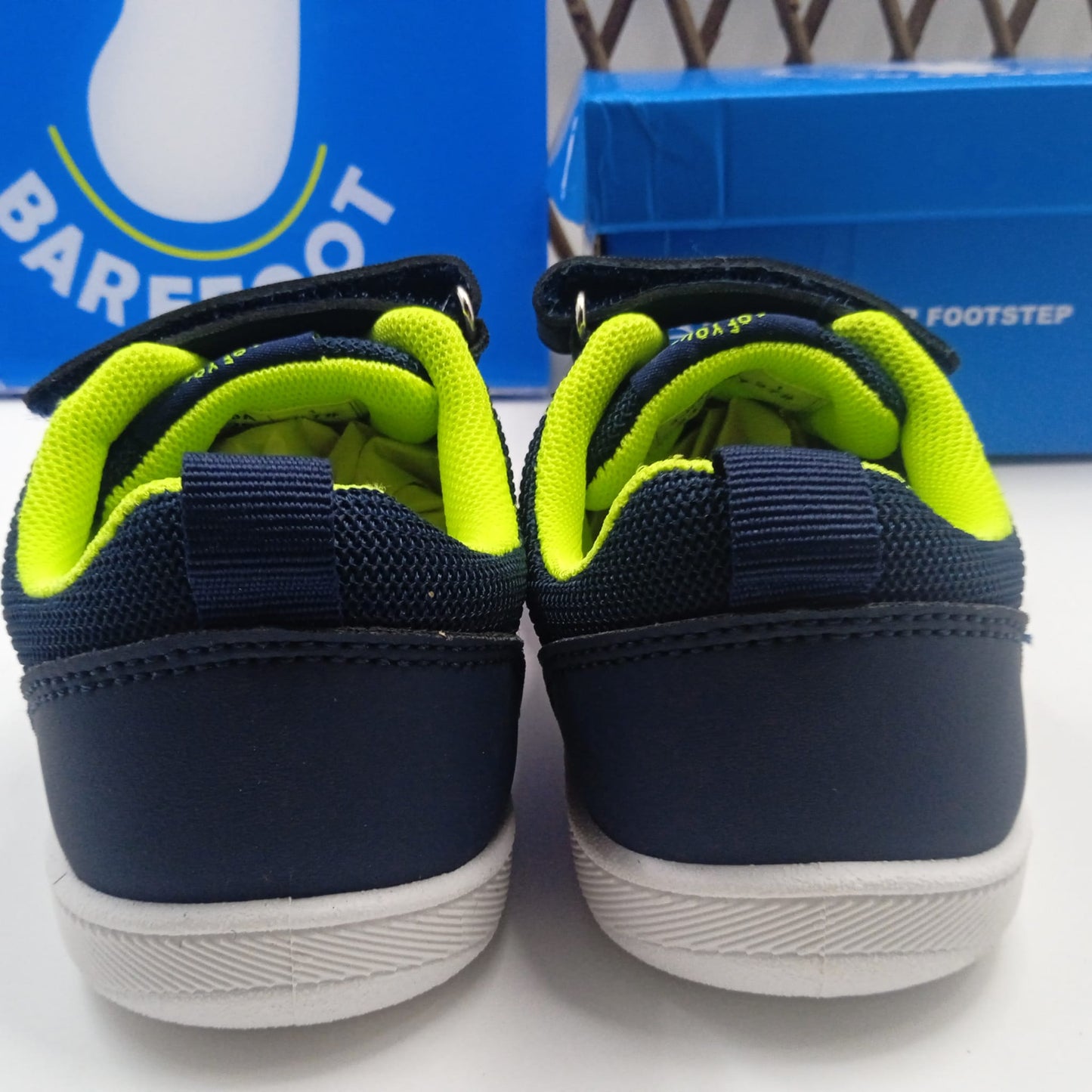 Tenis Niños y Bebes Respetuoso textil Velcro Azul