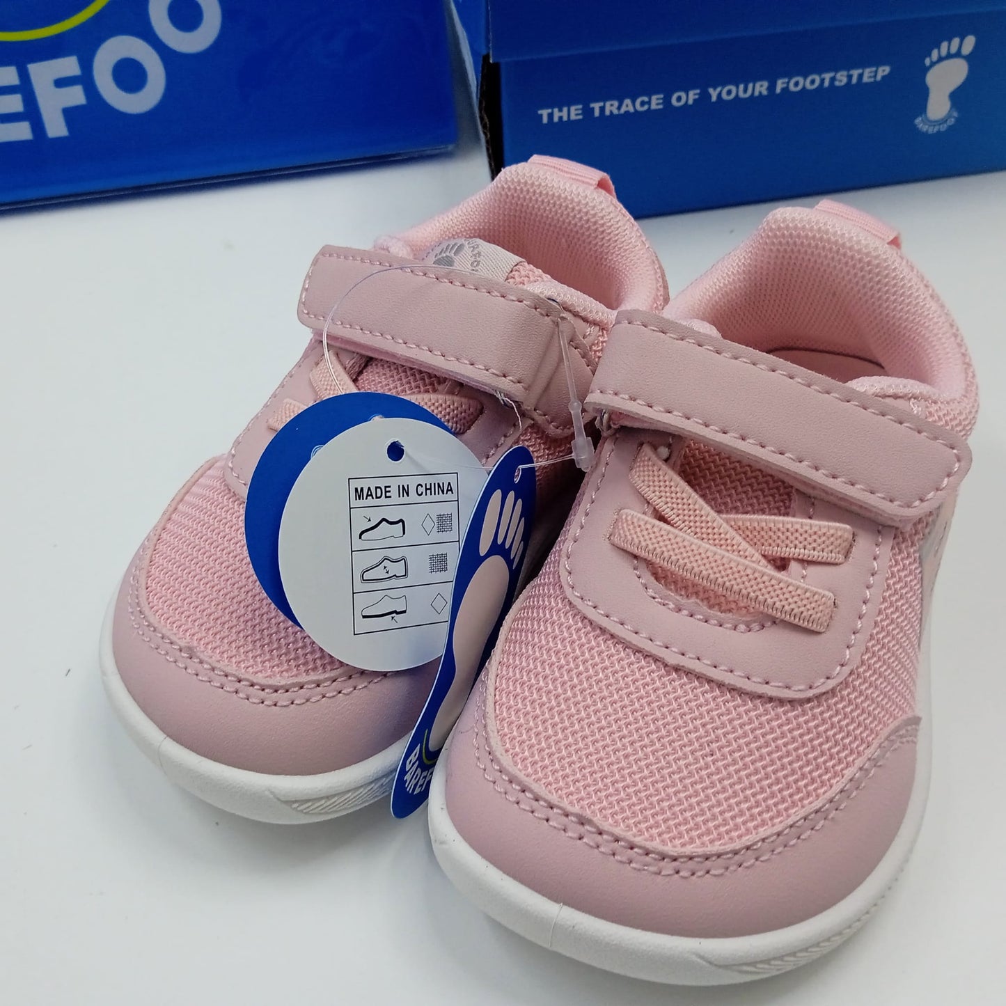 Tenis Niñas Respetuoso textil Velcro Rosa