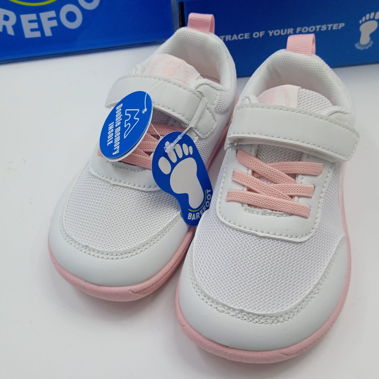 Tenis Niñas Respetuoso textil Velcro Blanco