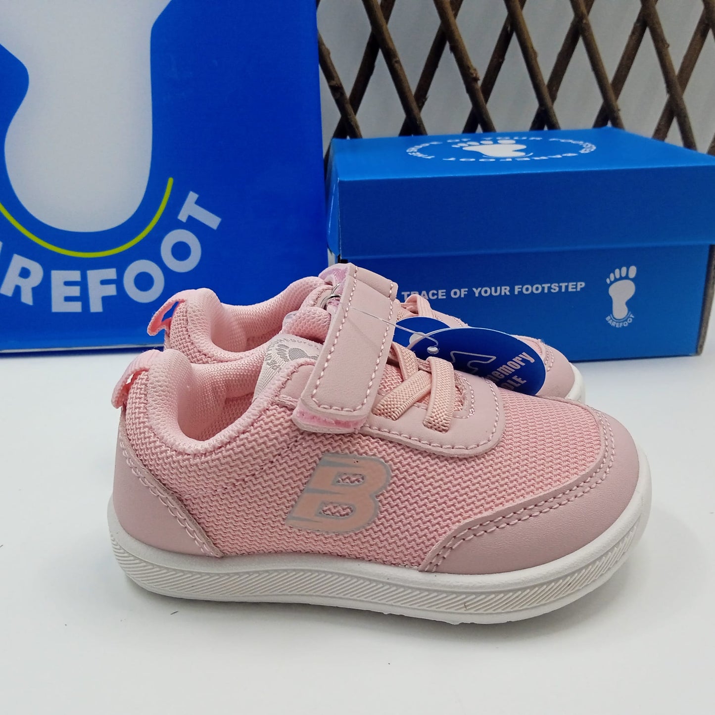Tenis Niñas Respetuoso textil Velcro Rosa