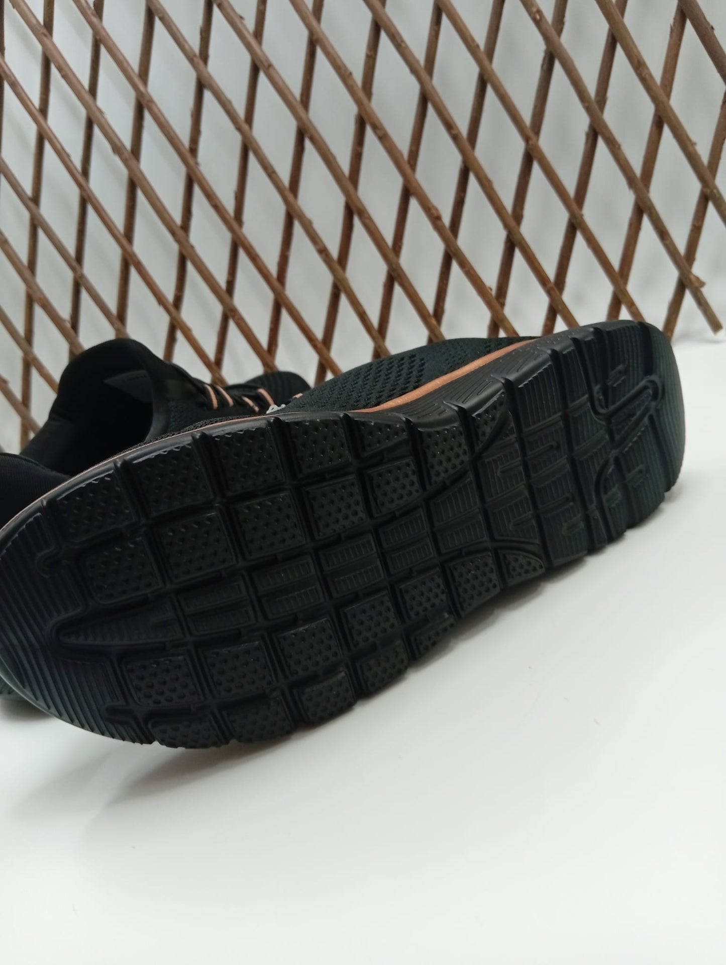 Zapatillas Deportivas Mujer Sin Cordones – Tejido Transpirable, Plantilla Memory Foam, Cierre Elástico, Suela Antideslizante - Basic Negro