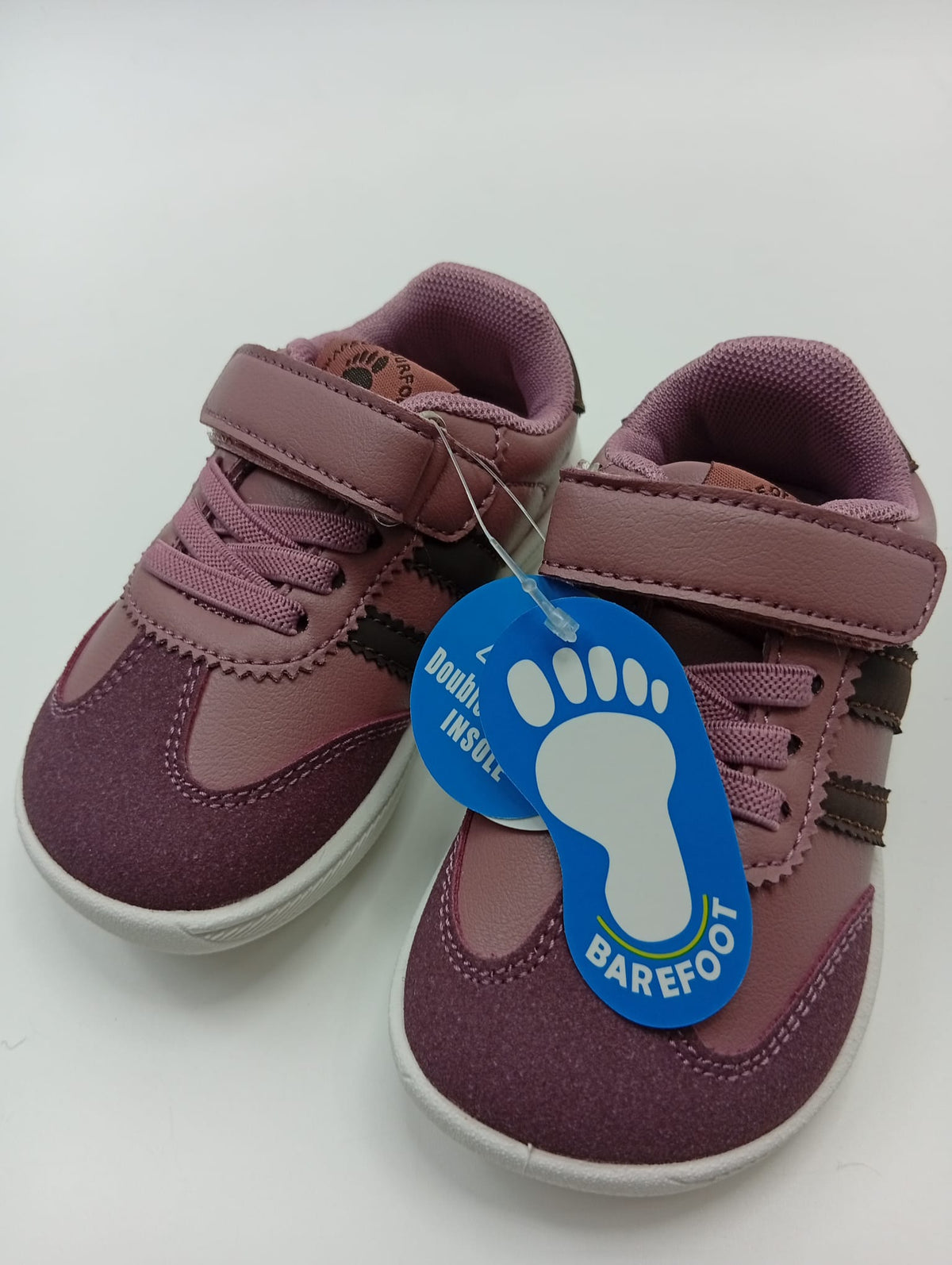 Tenis Niños Respetuoso Velcro Morado