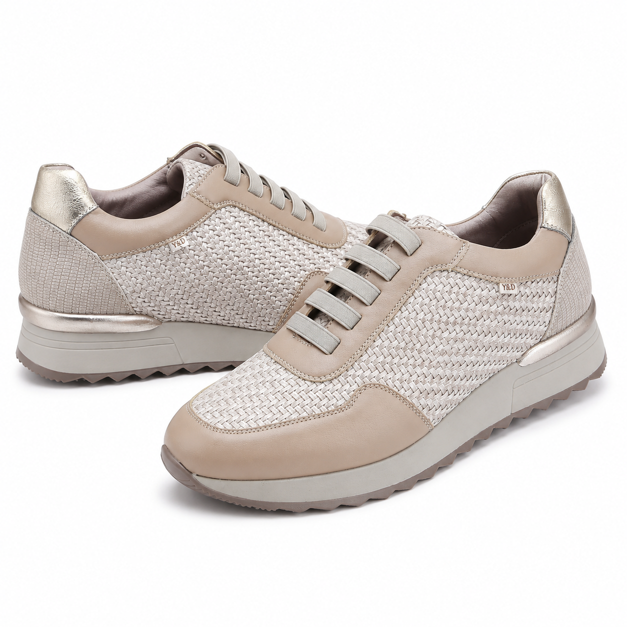 Mocasines Mujer Verano Transpirables Perforados Súper Cómodos Suela de Goma Antideslizante Zapatos Casual Primavera Color Nude