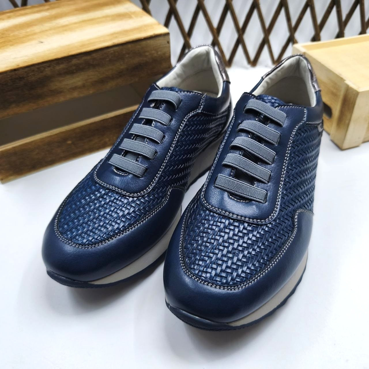 Zapatillas Deportivas Mujer Verano Transpirables  Súper Cómodos Suela de Goma Antideslizante Zapatos Casual Primavera Color Azul