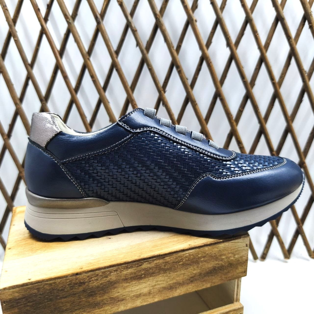 Zapatillas Deportivas Mujer Verano Transpirables  Súper Cómodos Suela de Goma Antideslizante Zapatos Casual Primavera Color Azul